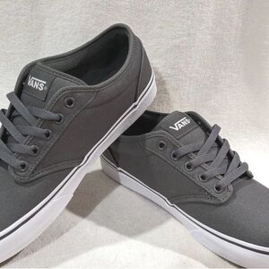 Vans Men's Charcoal Sneaker Shoes 9.5 Excellent
